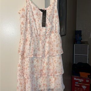 Rixxi Floral Tiered Dress